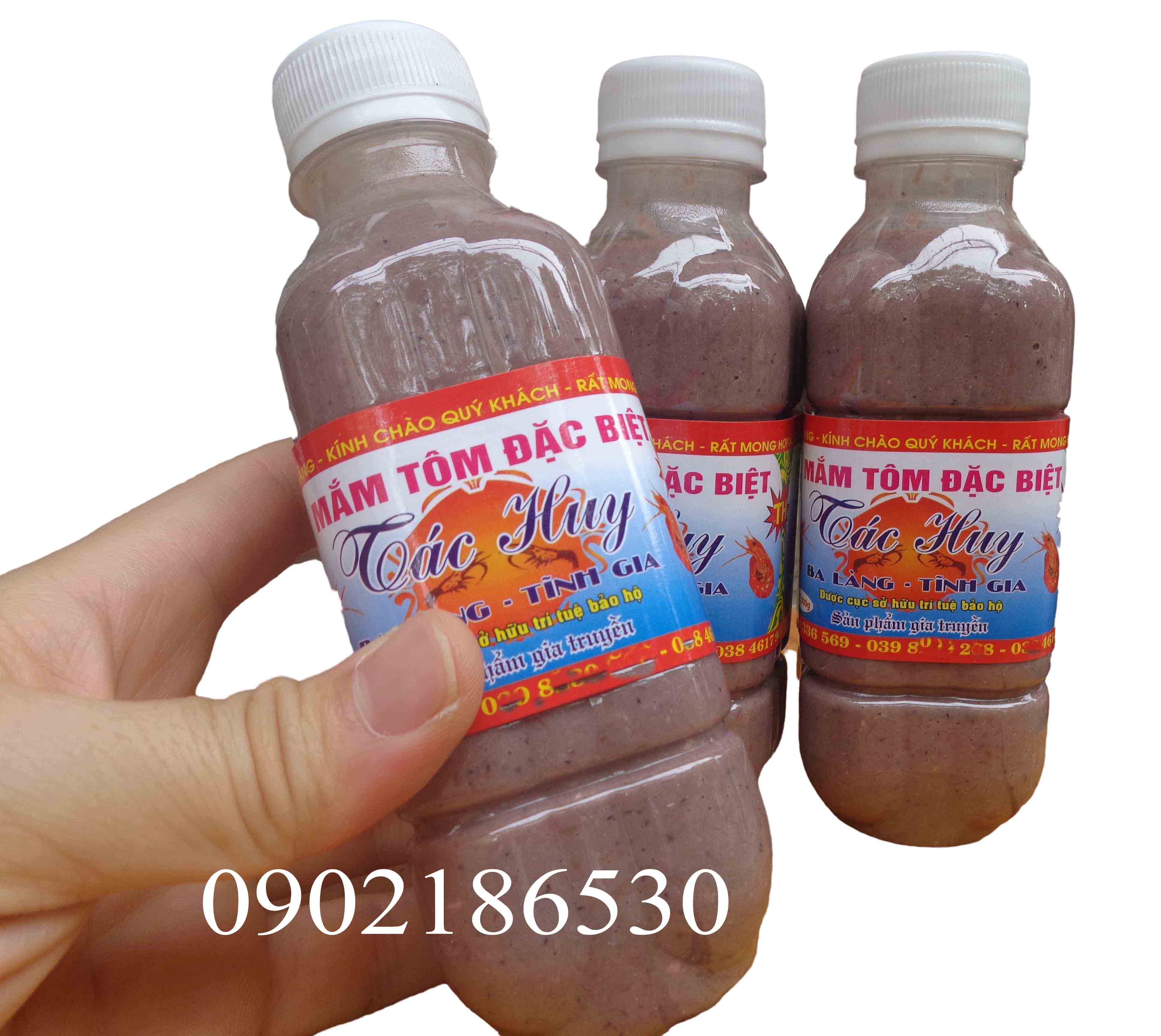 Mắm tôm đặc sản Thanh Hóa (cơ sở Tác Huy) (chai 300ml)