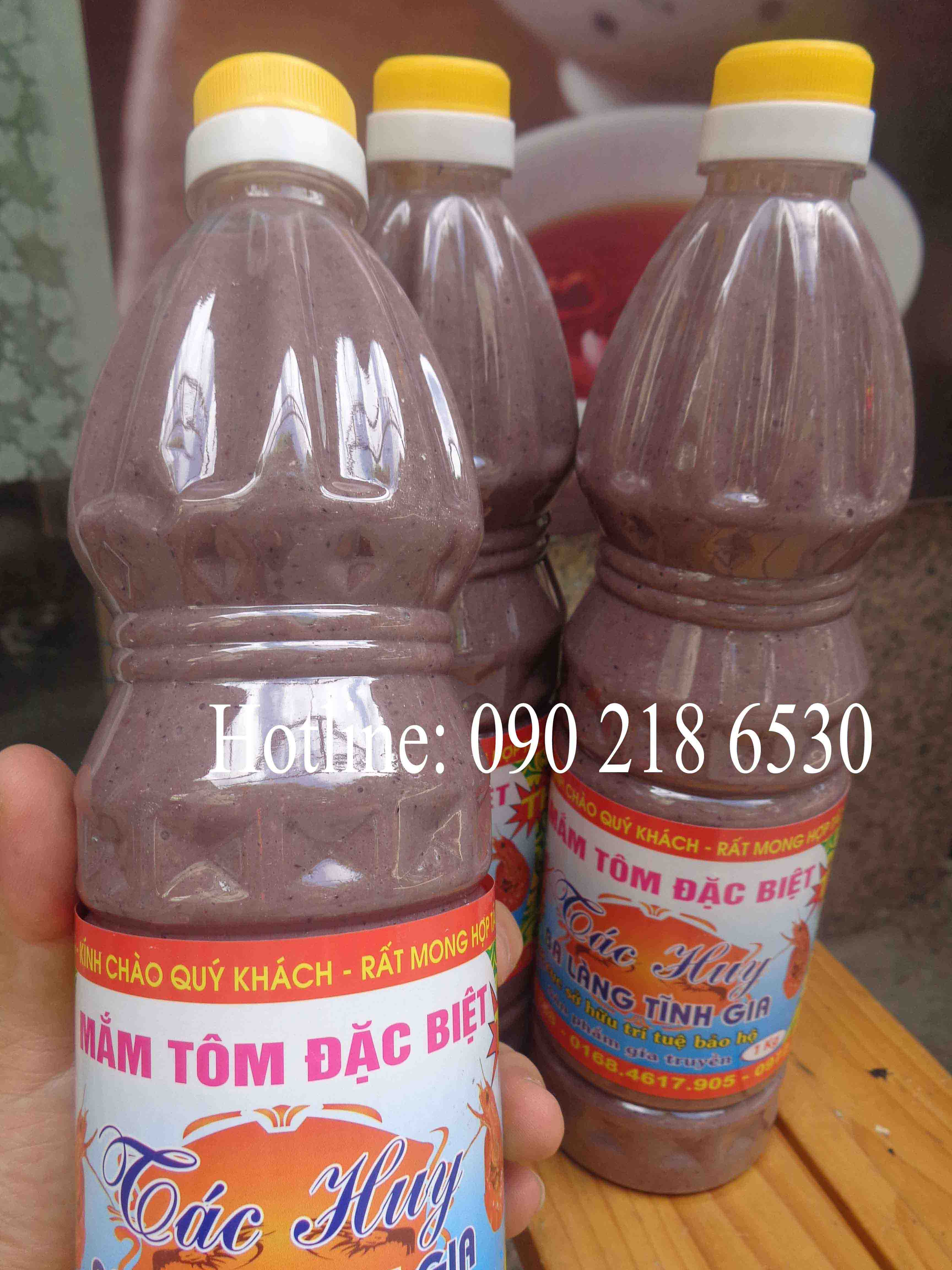 Mắm tôm đặc sản Ba làng - Thanh Hóa (cơ sở Tác Huy) (chai 1l)