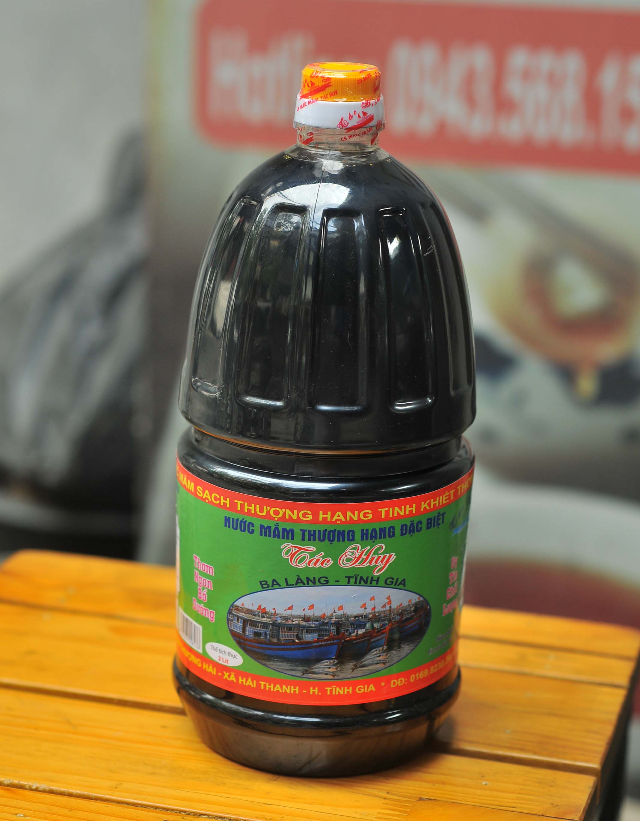 Nước mắm thượng hạng đặc sản Ba làng - Thanh Hóa (can 2l)