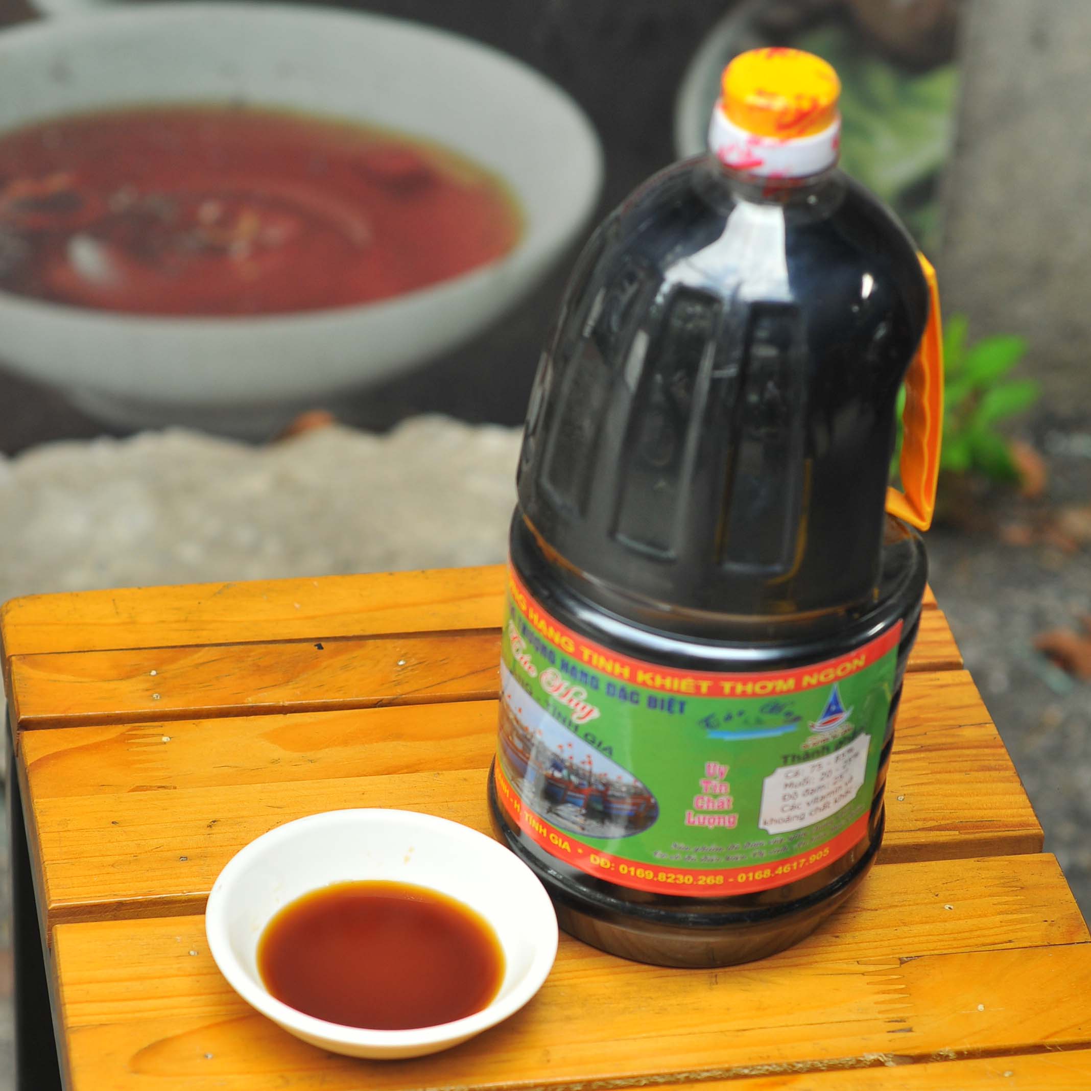 Nước mắm thượng hạng đặc sản Ba làng - Thanh Hóa (can 2l)