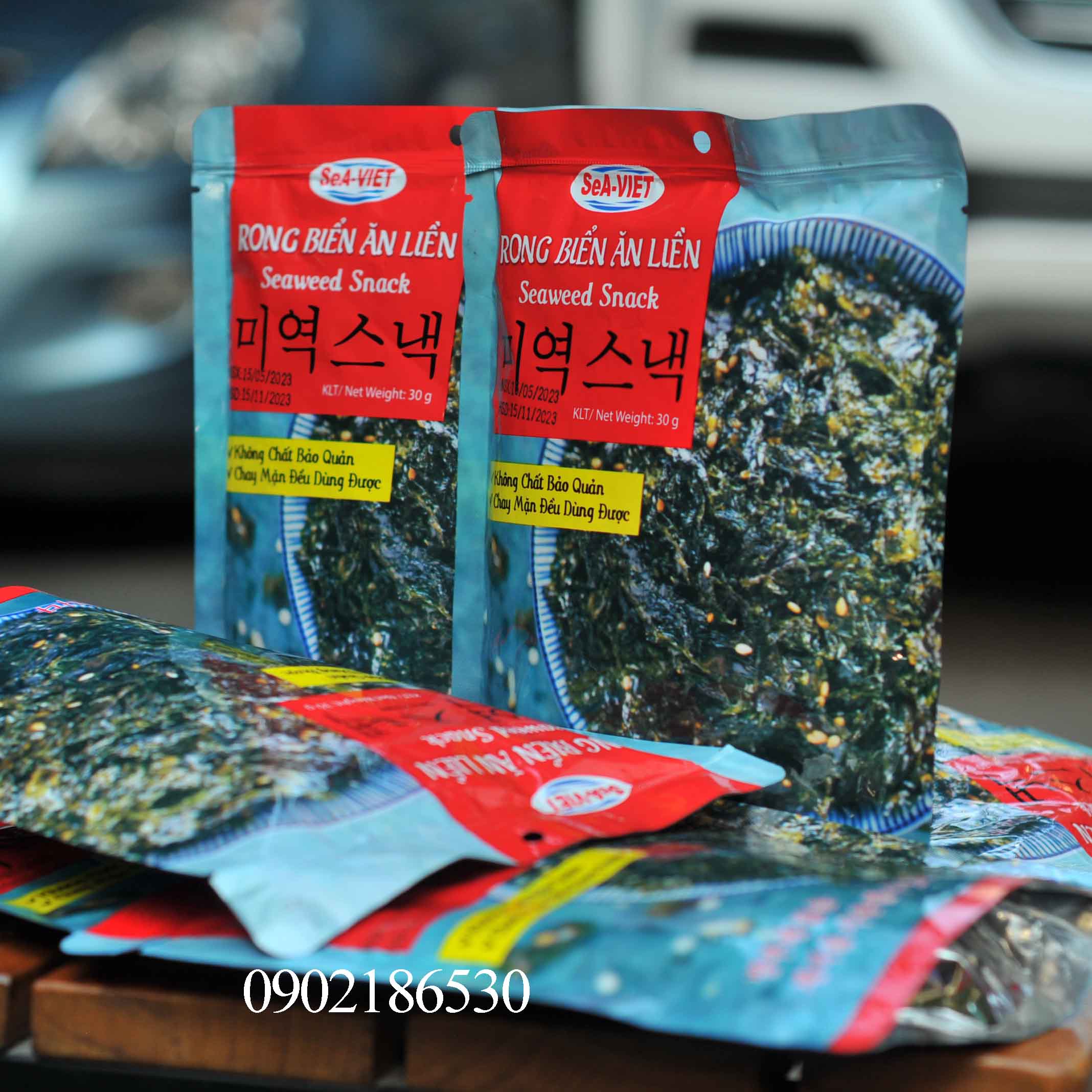 Rong biển cháy tỏi ăn liền - Đặc sản Nha Trang