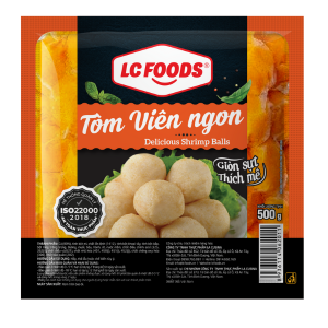 Tôm viên ngon giòn (LC Foods) gói 500g