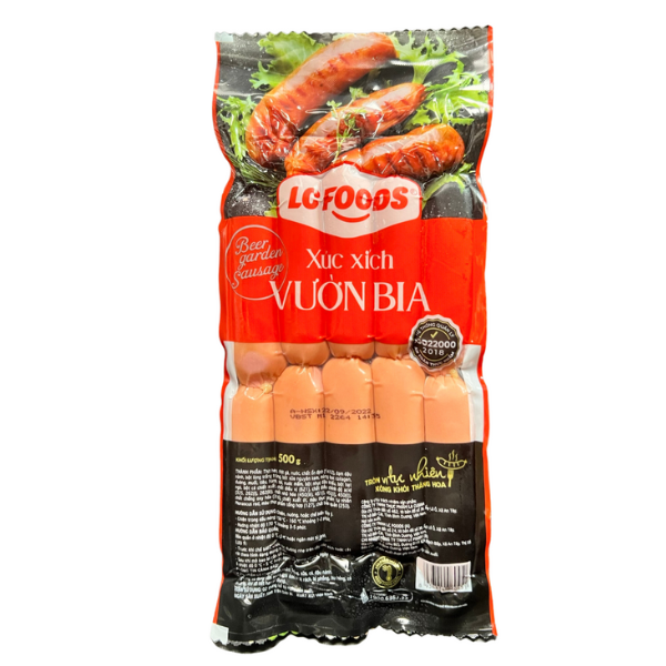 Xúc xích vườn bia (LCFoods) gói 500g